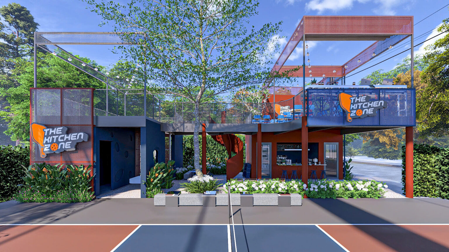 Leading the trend with pickleball court design and construction projects – a global sport sensation, offering a modern, dynamic space ready to conquer every game!